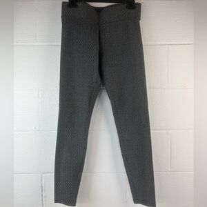 Loft Gray Print Leggings, Small